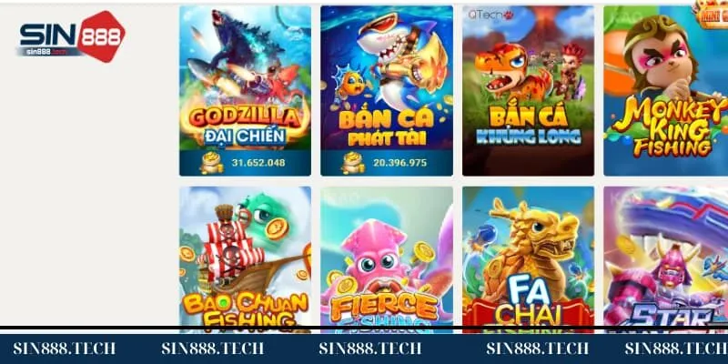 Ưu điểm của việc săn cá tại Sin88