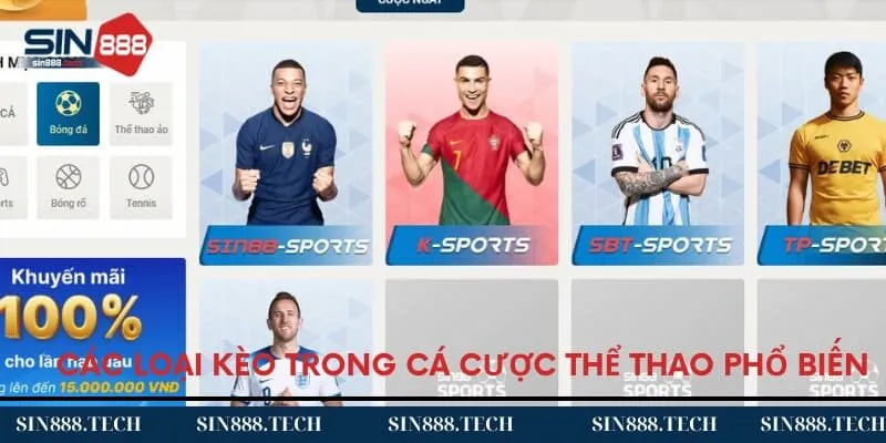 Các loại kèo trong cá cược thể thao phổ biến