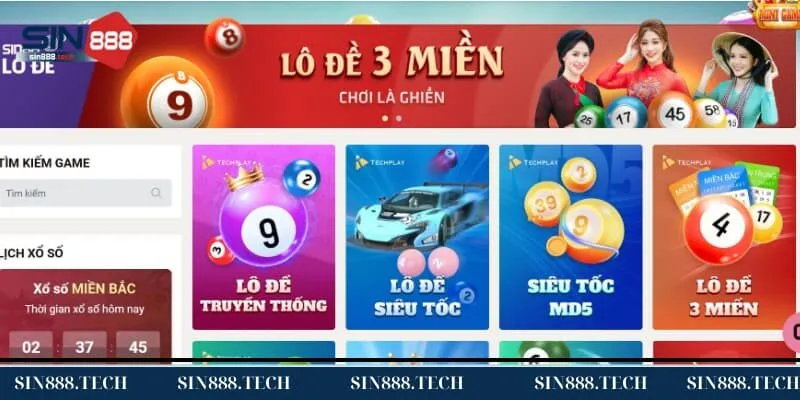 Giới thiệu sảnh xổ số Sin88