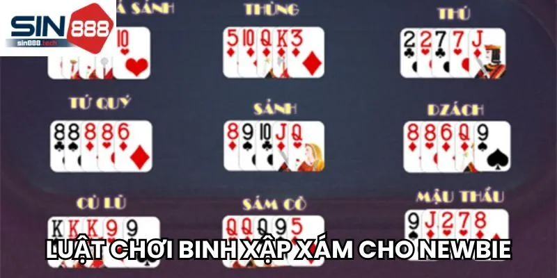 Luật chơi Binh Xập Xám cho newbie