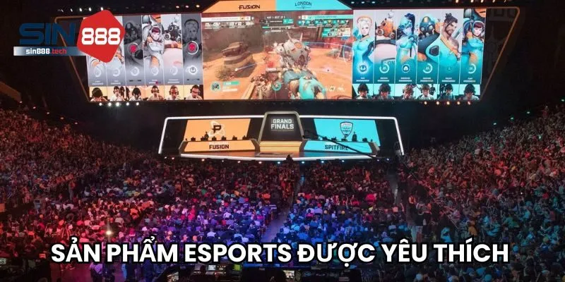 5 sản phẩm thể thao điện tử được yêu thích tại Sin88